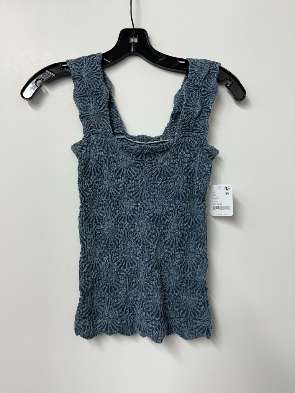 Free People Love Letter Cami in Blue
